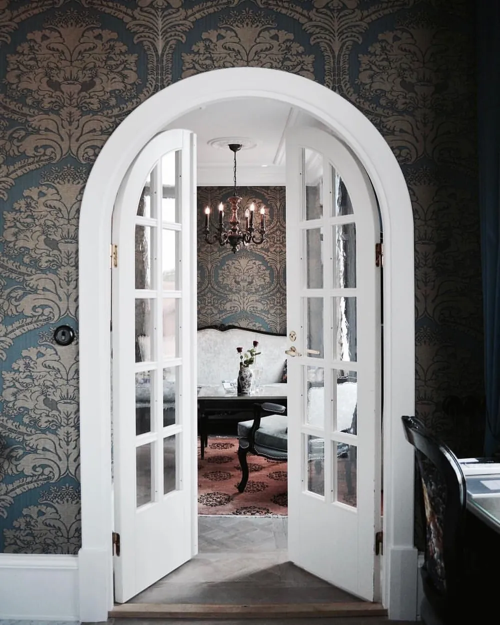 Completed uPVC door installation